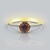 Anello in oro con Zircone Rosa