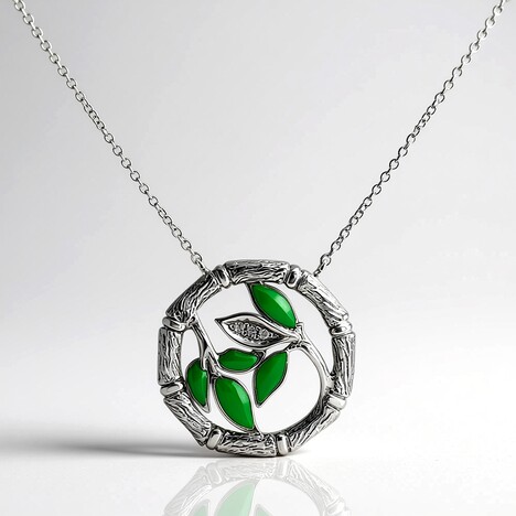 Collana in argento con Zircone (TPC)