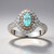 Anello in oro con Tormalina Paraíba (CIRARI)