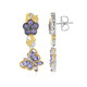 Pendientes en plata con Tanzanita (Gems en Vogue)
