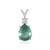 Green Fluorite Silver Pendant