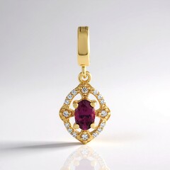 Ciondolo in argento con Umbalite