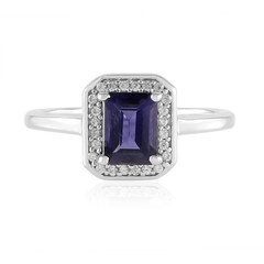 Anello in argento con Iolite