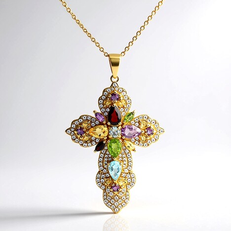 Collier en argent et Améthyste