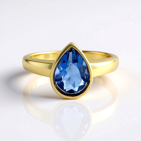Anello in argento con Fluorite Cangiante