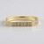 Anello in oro con Diamante Champagne I3 (de Melo Gold)