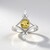 Anello in argento con Berillo Giallo