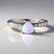 Anello in argento con Opale di Welo