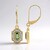 Orecchini in oro con Tanzanite Verde (non riscaldata)