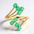 Anello in oro con Smeraldo Zambia