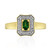 Bague en or et Tsavorite du Kenya AAA