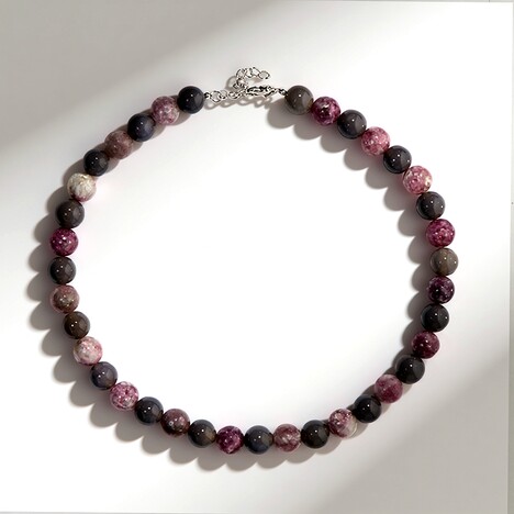 Collana in argento con Agata Color Argento