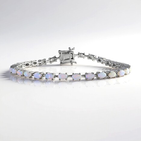 Bracciale in argento con Opale Australiano