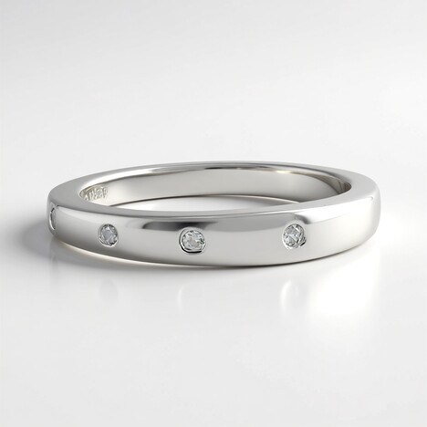 Anello in argento con Zircone