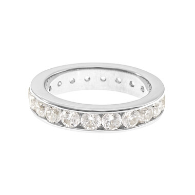 Bague en argent et Zircon (MONOSONO COLLECTION)