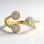 Anello in oro con Diamante SI2 (H) (CIRARI)