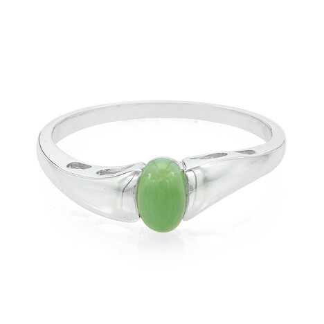 Imperial Chrysoprase Silver Ring