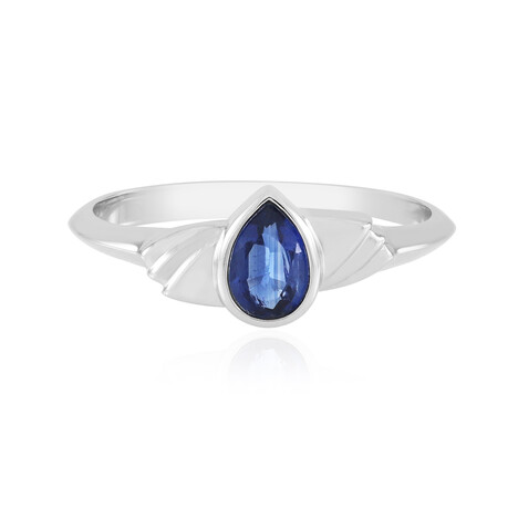 Anillo en plata con Cianita de Nepal