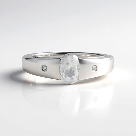 Anello in argento con Zircone