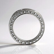 Pendentif en argent et Diamant SI1 (G) (Annette)