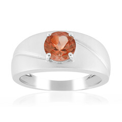 Zilveren ring met een Oregon zonnesteen