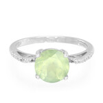 Anello in argento con Prehnite
