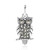 Pendentif en argent et Marcassite