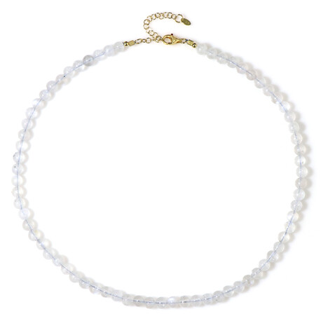 Collana in argento con Pietra di Luna Arcobaleno