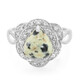 Anello in argento con Diaspro Dalmata