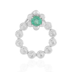 Ciondolo in argento con Smeraldo Colombiano (de Melo Essence)