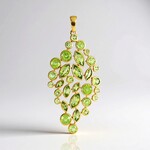 Pendentif en argent et Péridot (de Melo Essence)