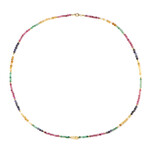 Collana in argento con Citrino (Riya)