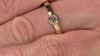 Zilveren ring met een I2 Bruine Diamant