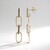 Orecchini in oro con Diamante Champagne I2 (de Melo Gold)