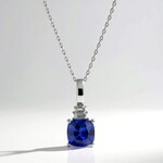 Collana in oro con Tanzanite AAA (CIRARI)