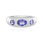 Anillo en plata con Tanzanita