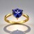 Anello in oro con Tanzanite AAA (CIRARI)