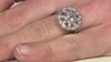 Anillo en plata con Topacio blanco