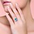 Anello in oro con Acquamarina Brasiliana AAA (CIRARI)