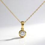 Collana in oro con Diamante I1 (H) (CIRARI)