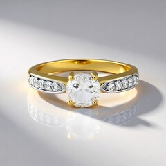 Anello in argento con Petalite