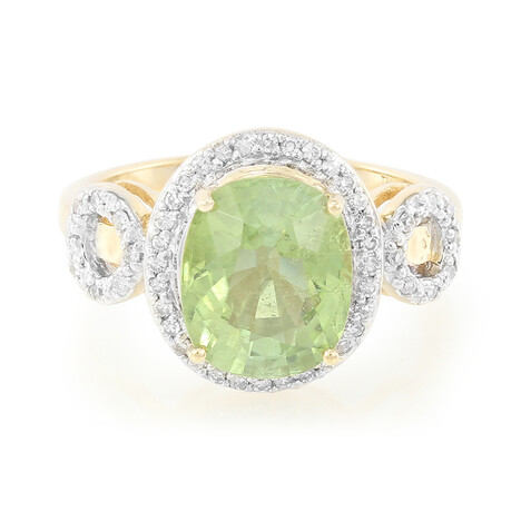 Gouden ring met een Paraiba toermalijn (AMAYANI)