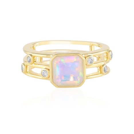 Anillo en plata con Ópalo Welo AAA (de Melo)