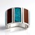 Anello in argento con Turchese Kingman Mohave Blu (Jones Lee)