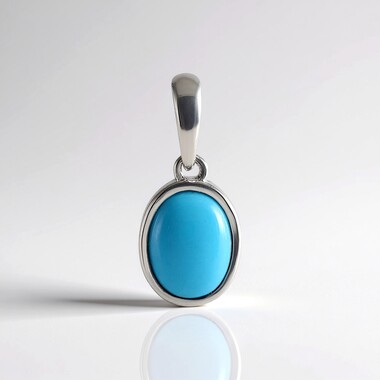 Ciondolo in argento con Turchese Sleeping Beauty