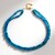 Collana in argento con Apatite Blu Neon