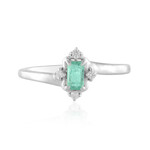 Anello in argento con Smeraldo Russo