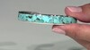 Brazalete en plata con Turquesa azul del Mohave Kingman (Jones Lee)