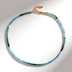 Collana in argento con Grandidierite
