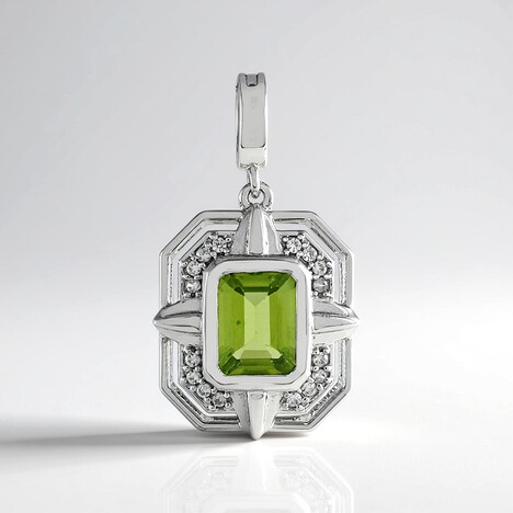 Ciondolo in argento con Peridoto